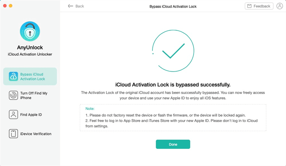 iCloud Activation Lock Is Bypassed Successfully