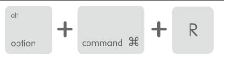 Клавиши Option Command R на Mac