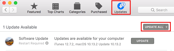 Обновить приложения на Mac