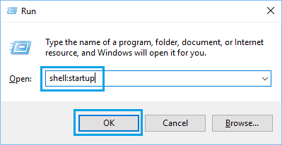 Запустить команду оболочки в Windows 10