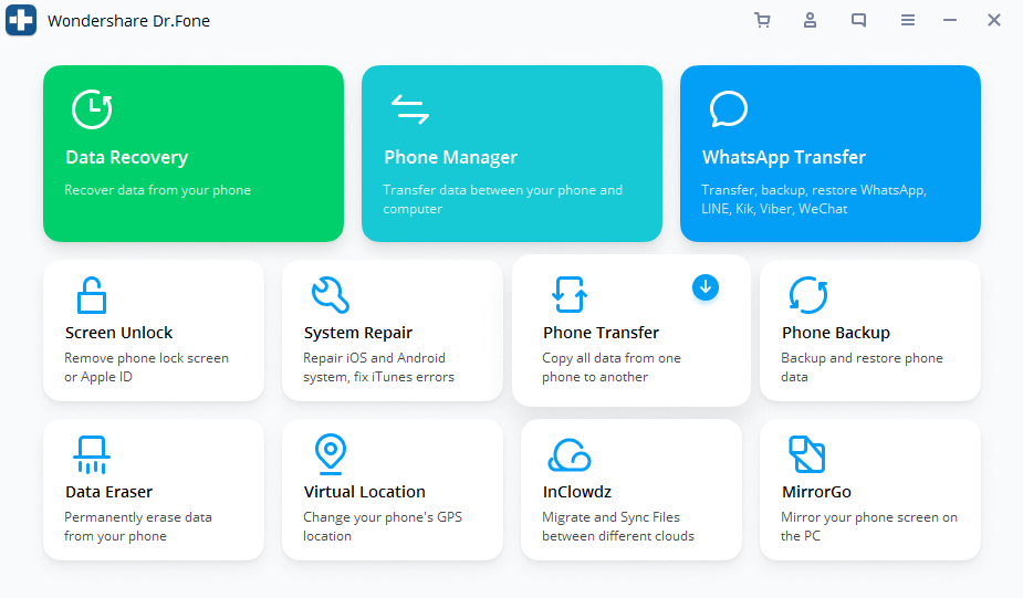 DrFone восстанавливает снимок экрана с SD-карты