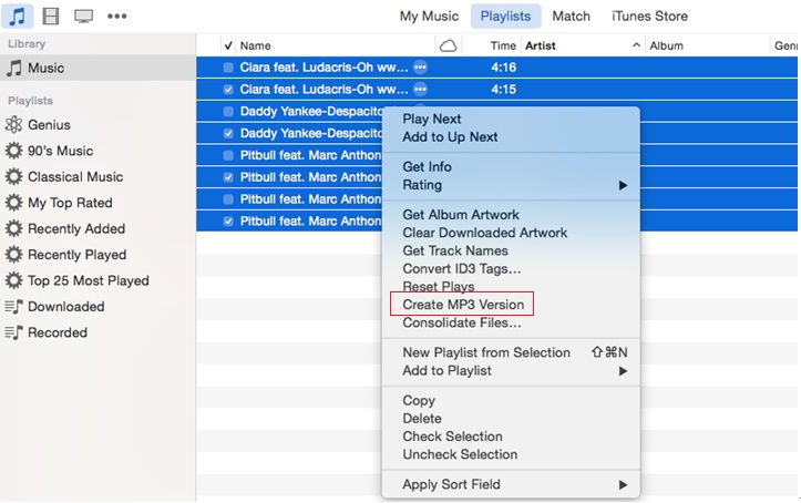 Как конвертировать Wav в MP3 iTunes - Шаг 4
