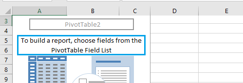 Пустая сводная таблица в Excel