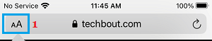 Изменить размер шрифта в браузере iPhone Safari