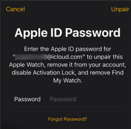 Разблокируйте блокировку iCloud с помощью пароля Apple ID