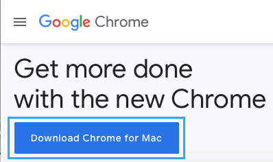Скачать Chrome для Mac