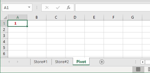 Пустая ячейка в Excel 