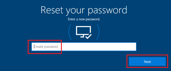 Создать новый пароль учетной записи Microsoft