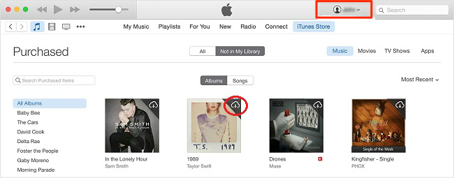 Устранить проблему с выделенными серыми песнями в iTunes с помощью повторной загрузки выделенных серым цветом песен