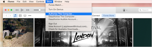 Исправьте проблемы с песнями iTunes, выделенными серым цветом, путем повторной авторизации вашего компьютера