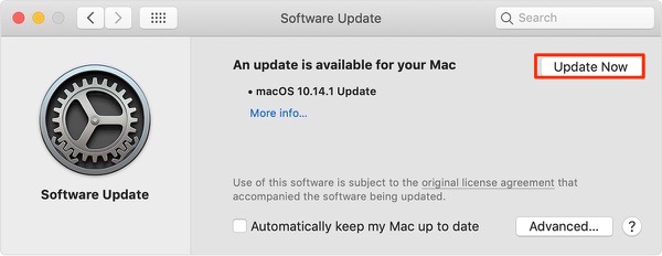 Обновите свой Mac