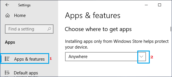 Разрешить установку сторонних приложений на ПК с Windows