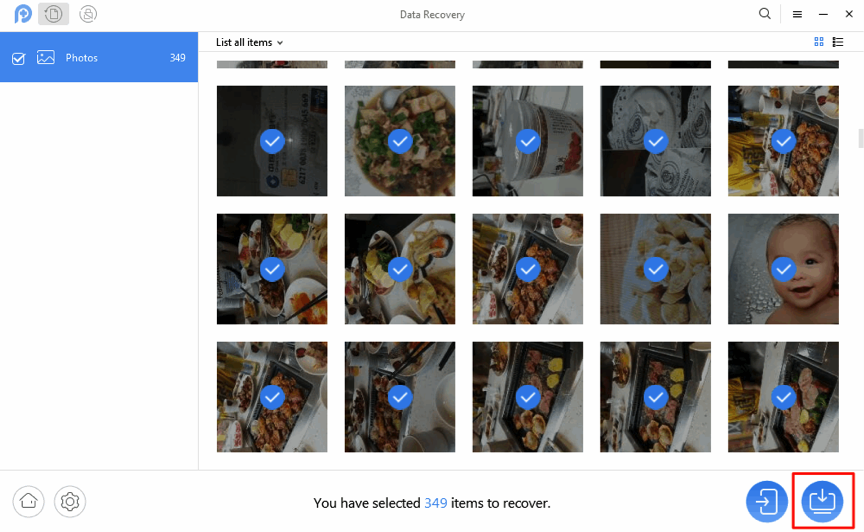 Как восстановить удаленные фотографии на Android - шаг 3