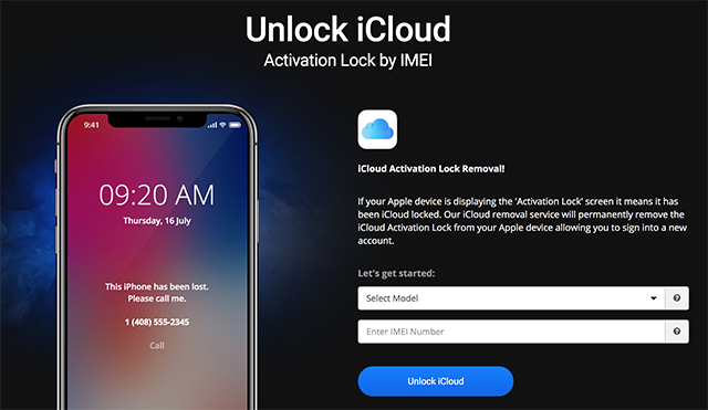 Подтвержденная разблокировка iPhone для разблокировки блокировки iCloud