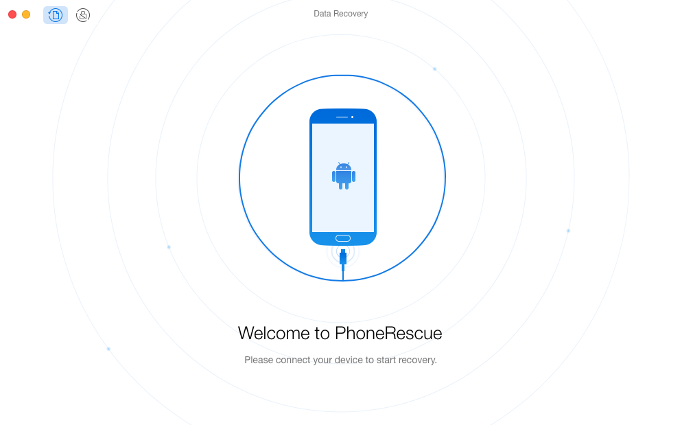 Получить удаленные текстовые сообщения на Samsung с помощью PhoneRescue - Шаг 1