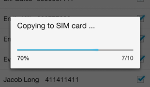 Перенос контактов с Android на Android через SIM-карту