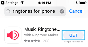 Купить рингтон в App Store на iPhone