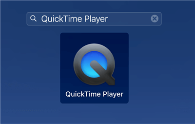 Доступ к QuickTime Player на Mac