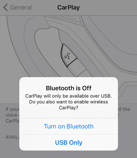 Включить CarPlay на iPhone