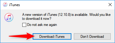 Скачать iTunes Update для Windows