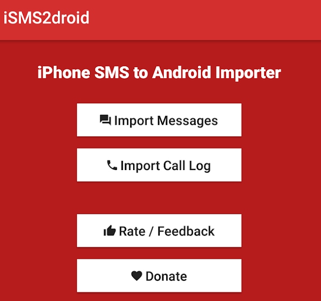 Импорт сообщений iPhone на Android