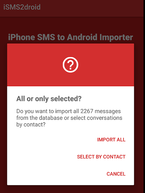 Импортируйте все сообщения с iPhone