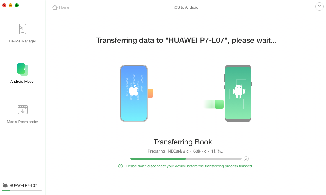 Как перенести файлы с iPhone на Android - Шаг 3