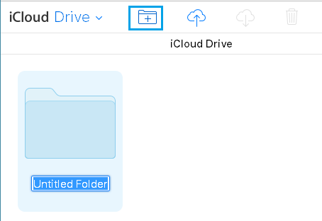 Создавать папки на iCoud Drive