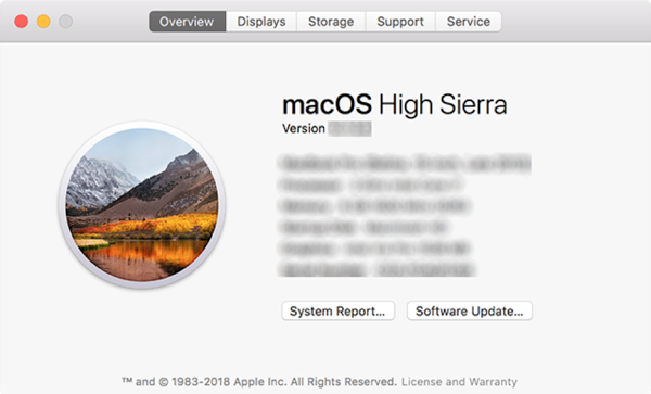 Проверьте наличие обновлений для вашего Mac