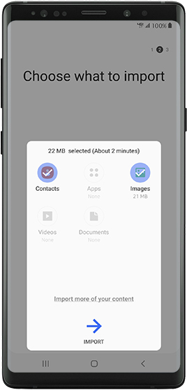 Передача фотографий с iPhone на Samsung с помощью Smart Switch