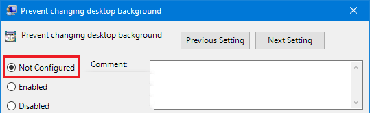 Включить изменение фона рабочего стола в Windows Pro