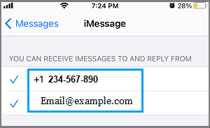 Получать iMessages на Apple ID и номер телефона