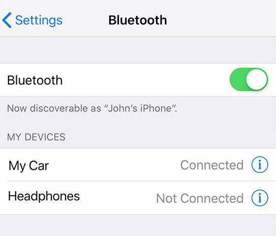 Как перенести контакты с iPhone на Huawei через Bluetooth - Шаг 1