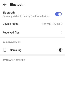 Как перенести контакты с iPhone на Huawei через Bluetooth - Шаг 2