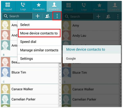 Как сделать резервную копию контактов на Samsung Galaxy S9 в учетную запись Google