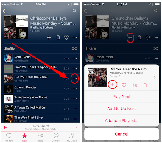 Как добавить песни в музыкальную библиотеку iCloud на iPhone 