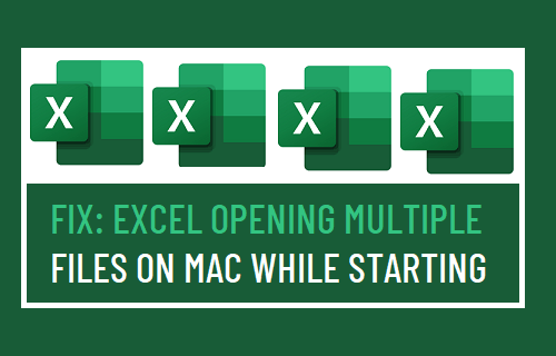 Исправлено: Excel открывает несколько файлов на Mac при запуске