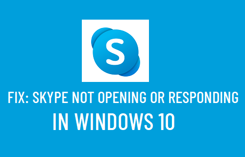 Исправлено: Skype не открывается или не отвечает в Windows 10