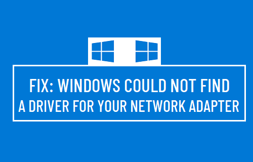 Windows не может найти драйвер для вашего сетевого адаптера