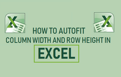 Автоподбор ширины столбца и высоты строки в Excel