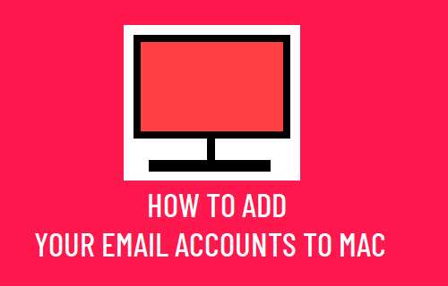 Добавьте свои учетные записи электронной почты на Mac
