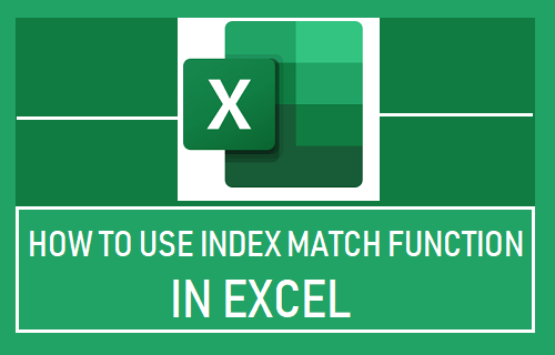 Используйте функцию ИНДЕКС ПОИСКПОЗ в Excel