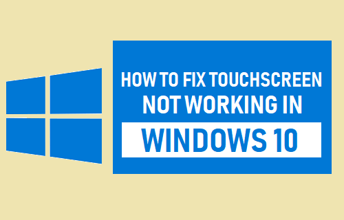 Исправить сенсорный экран, не работающий в Windows 10