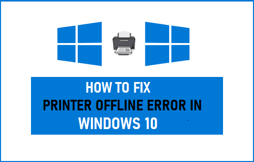 Исправить ошибку принтера в автономном режиме в Windows 10
