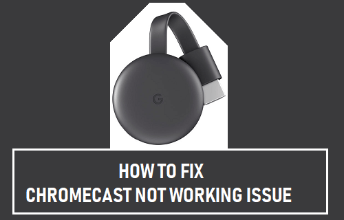 Устранить проблему с неработающим Chromecast