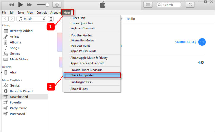 Исправьте резервное копирование iTunes, выделенное серым цветом, с помощью обновления iTunes