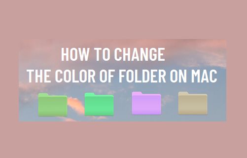 Изменить цвет папки на Mac