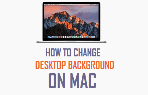 Изменить фон рабочего стола на Mac