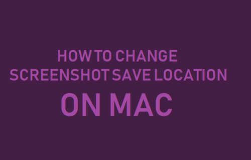 Изменить место сохранения снимка экрана на Mac
