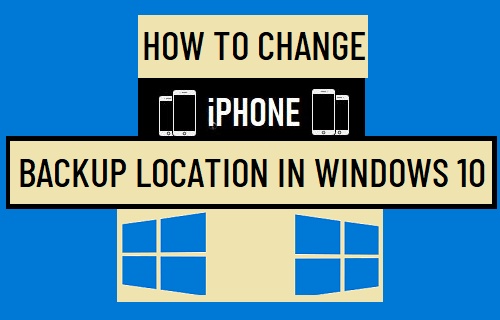 Изменить расположение резервной копии iPhone в Windows 10